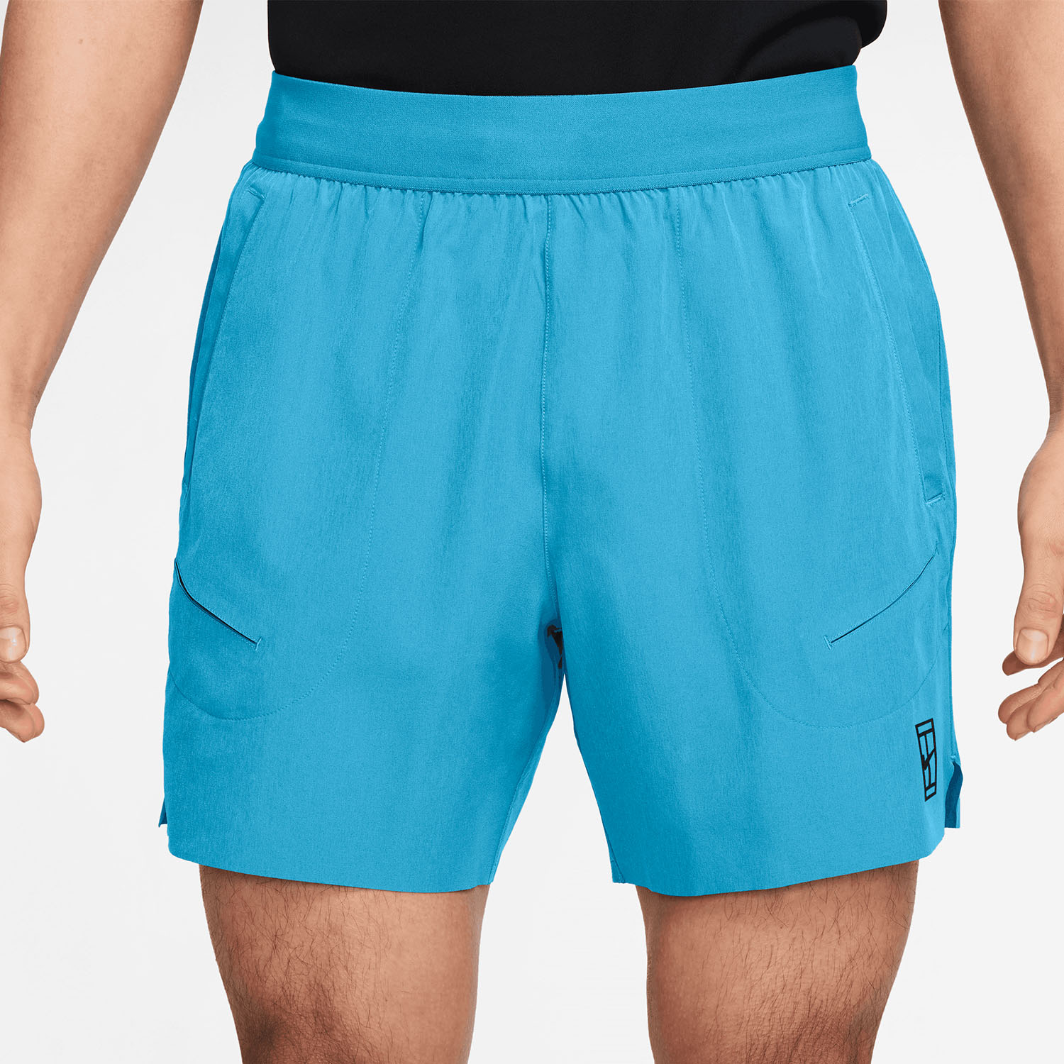 Nike Court Advantage 6in Shorts - Baltic Blue/Black