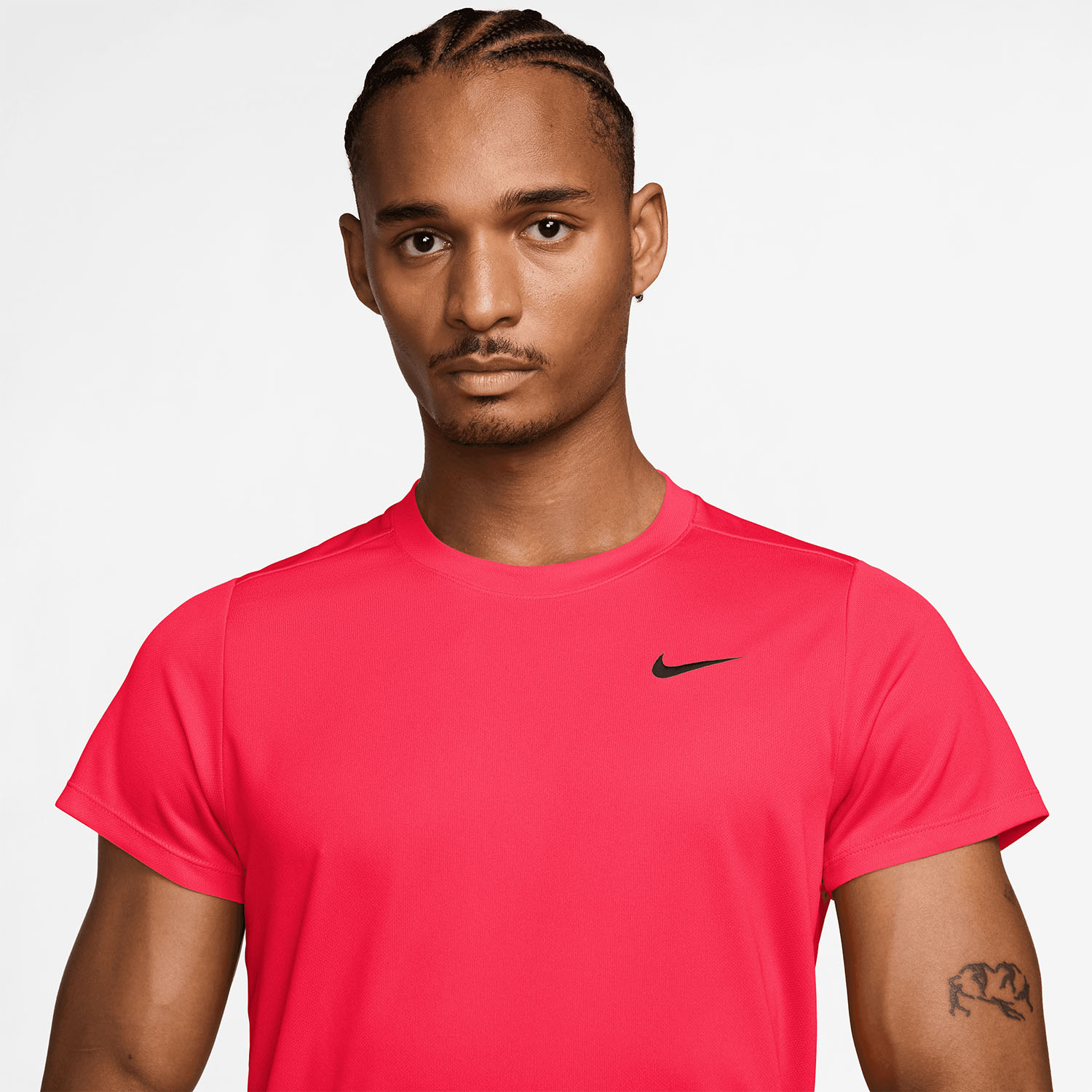Nike Court Victory T-Shirt - Bright Crimson/Black