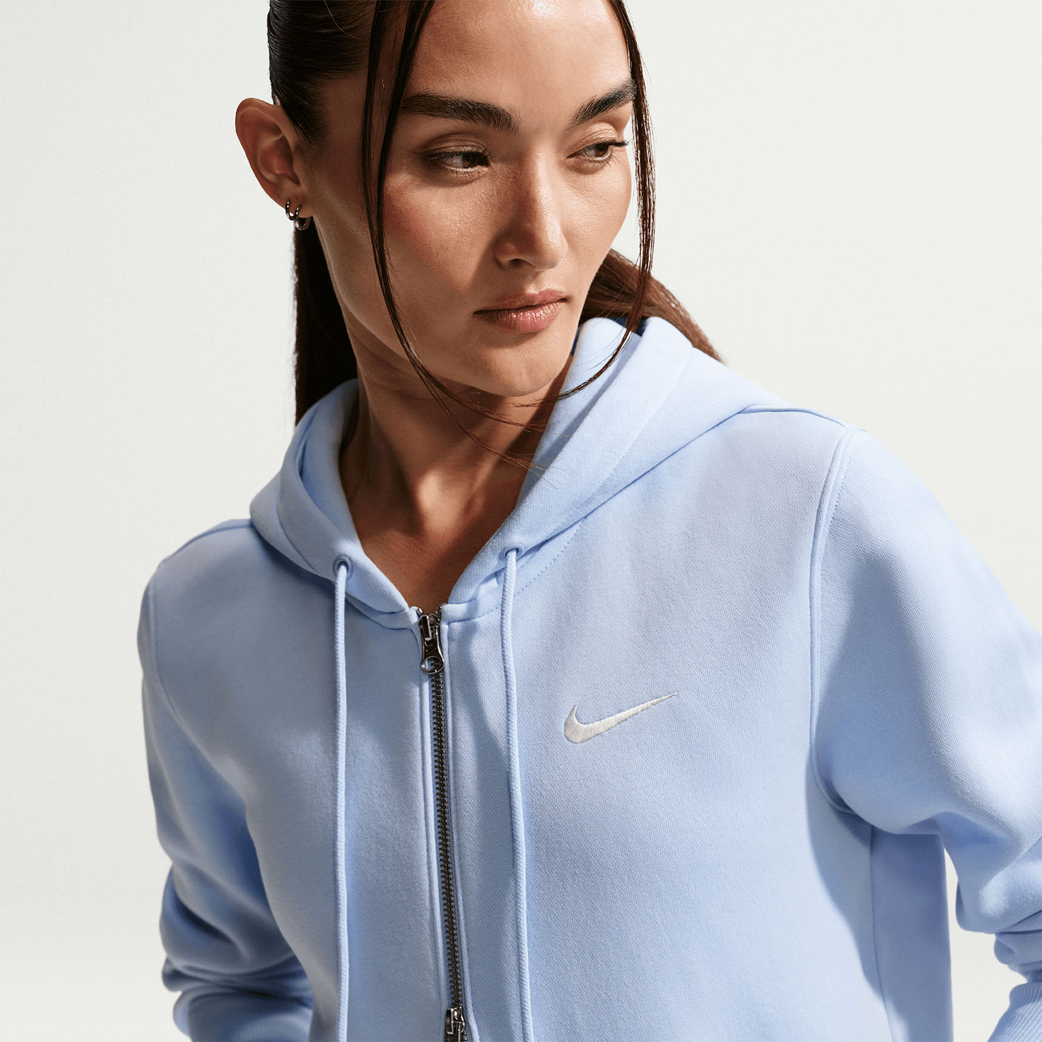 Nike Phoenix Logo Hoodie - Hydrogen Blue/Sail