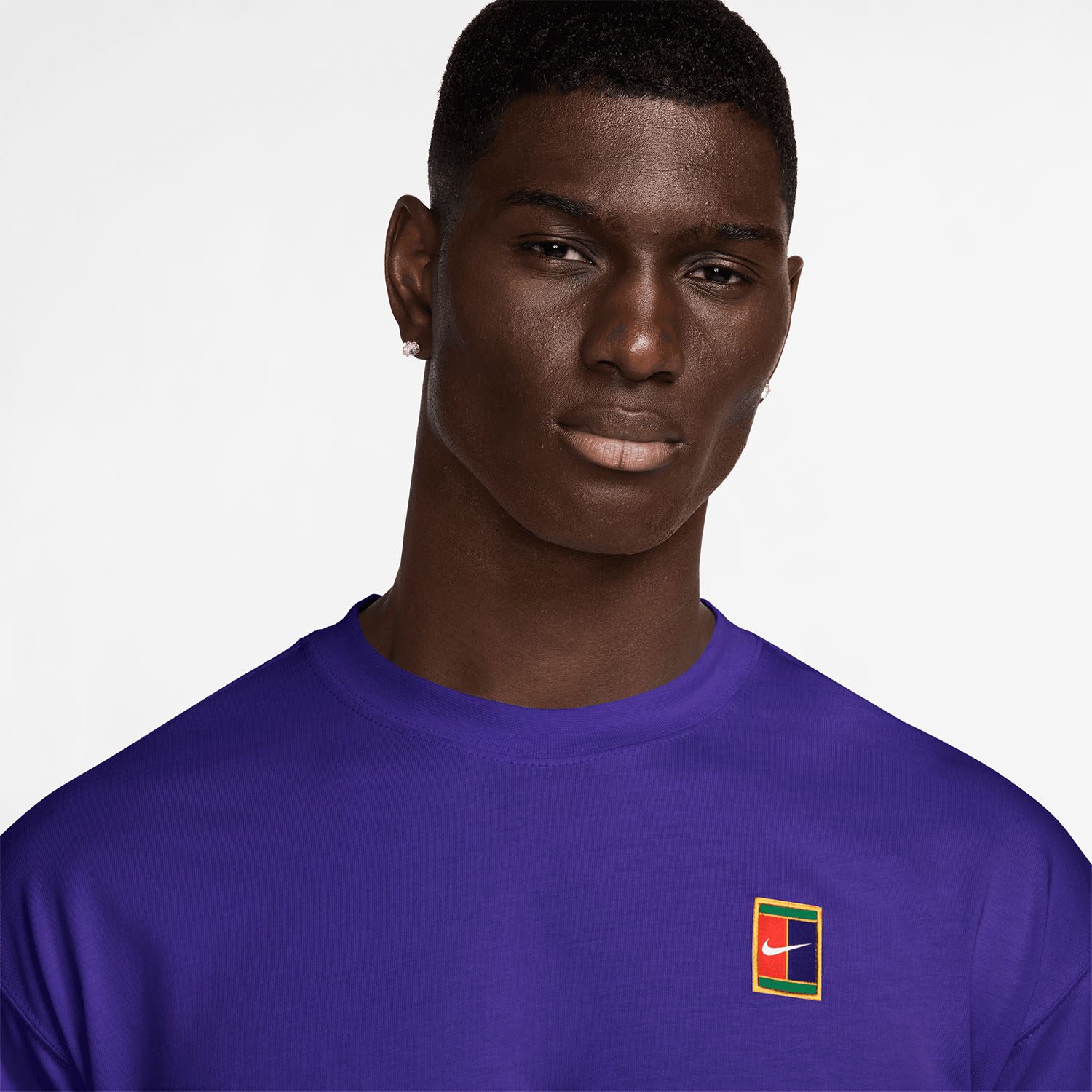 Nike Court Max90 T-Shirt - Dark Concord