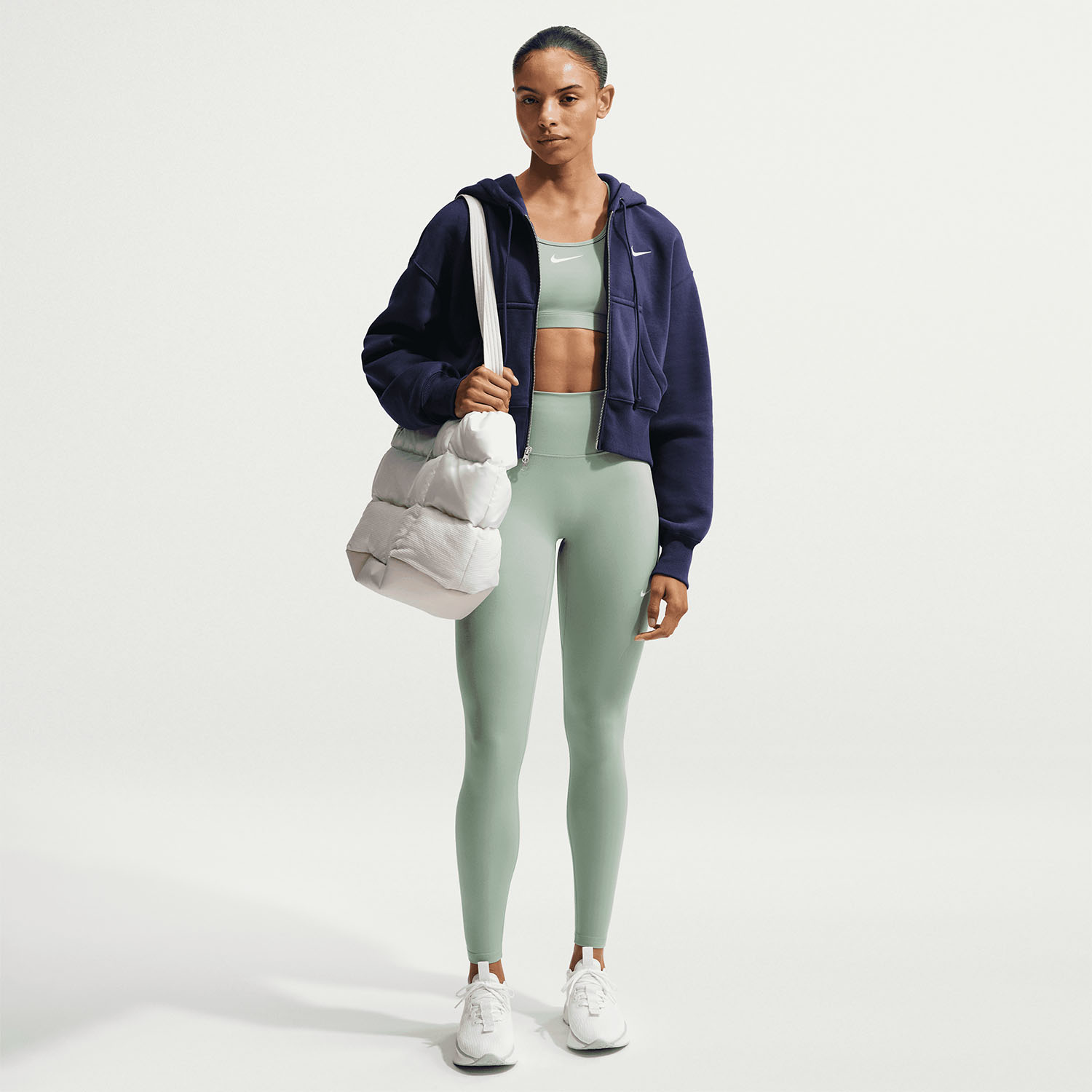 Nike One Dri-FIT Tights - Steam/White