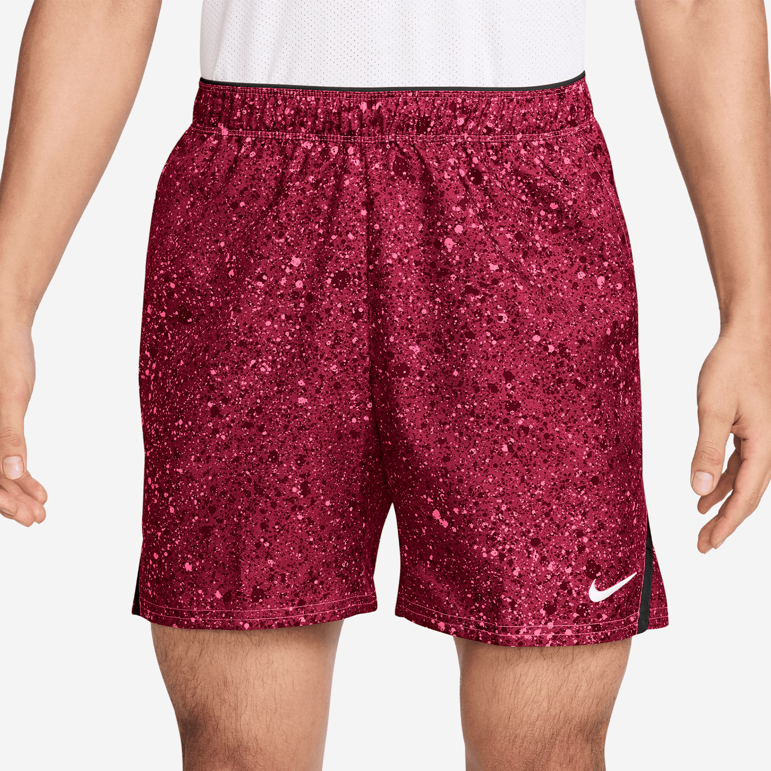 Nike Court Victory AOP 7in Shorts - Team Red/White