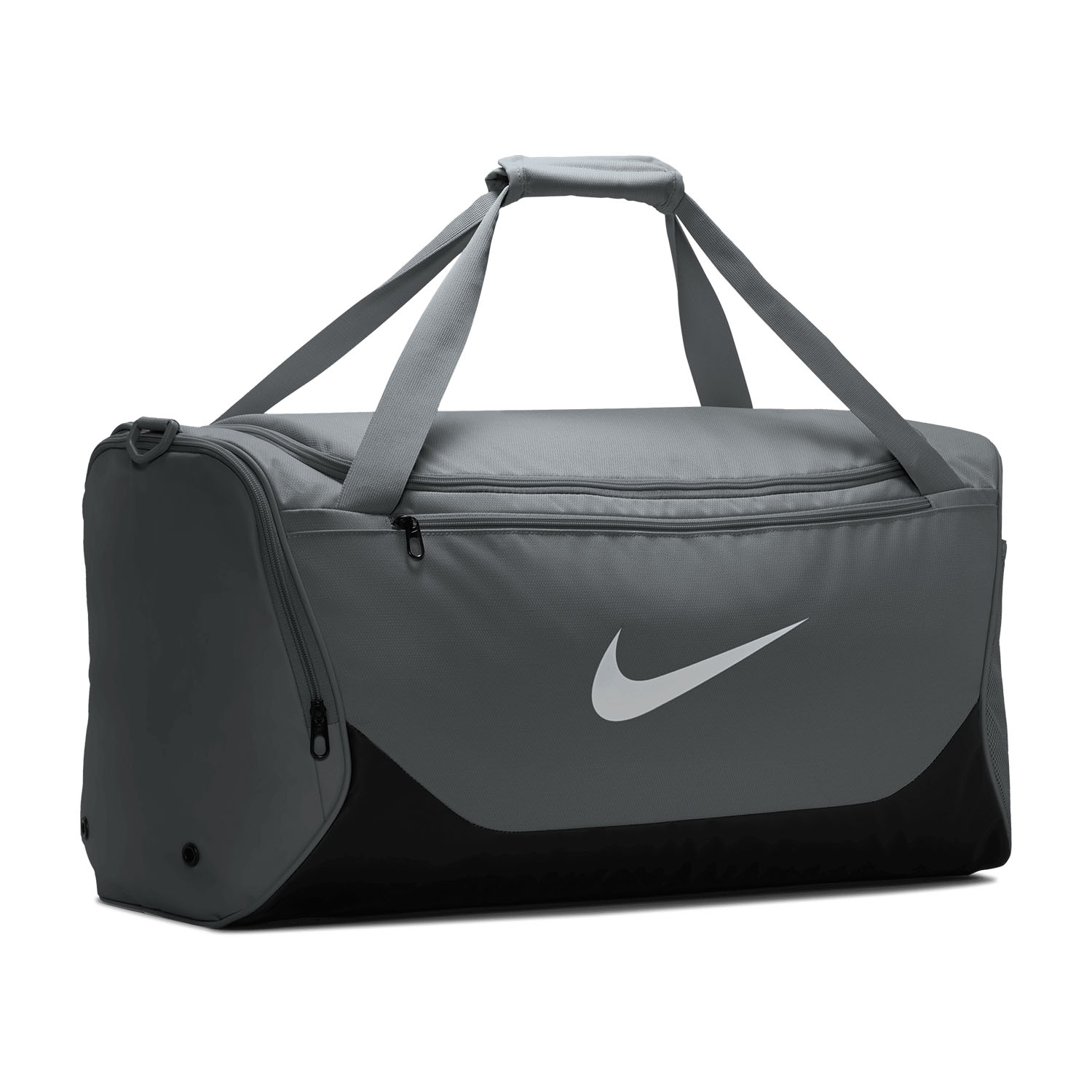 Nike Brasilia Medium Duffle - Smoke Grey/Black/White