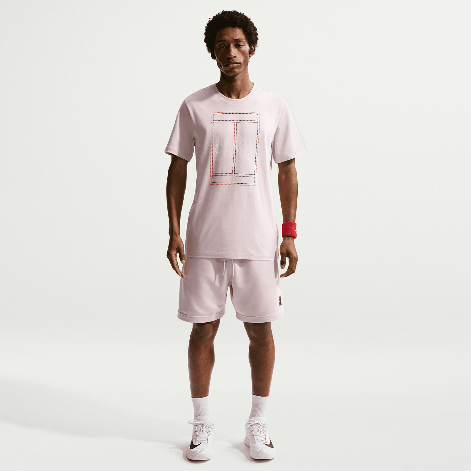 Nike Court Heritage Maglietta - Silt Red
