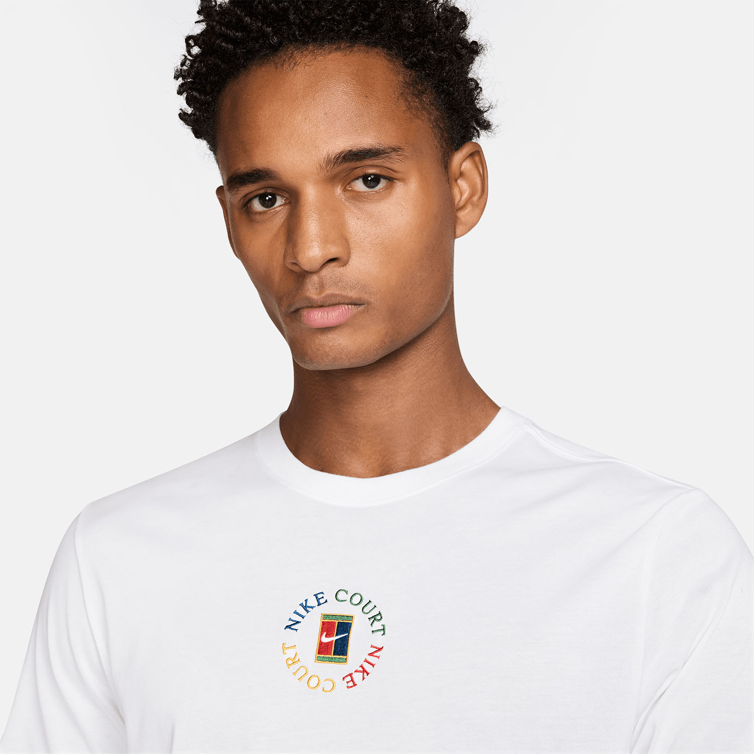 Nike Court Dri-FIT Heritage T-Shirt - White