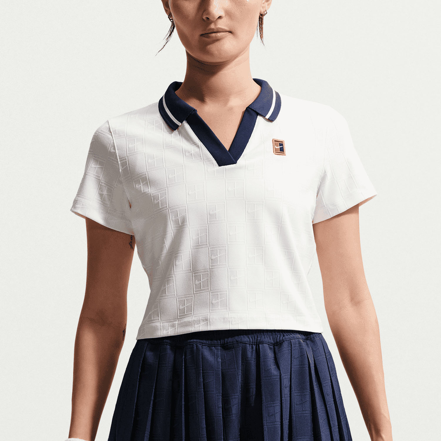 Nike Court Polo - Sail/Midnight Navy