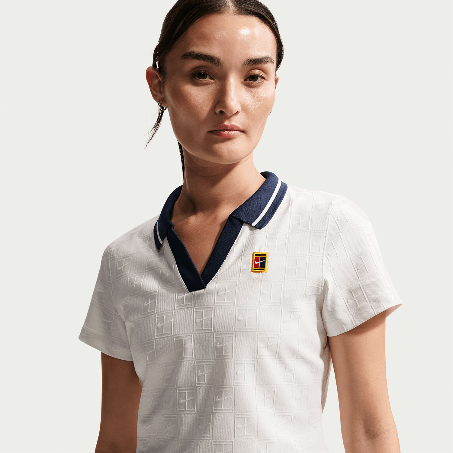 Nike Court Polo - Sail/Midnight Navy