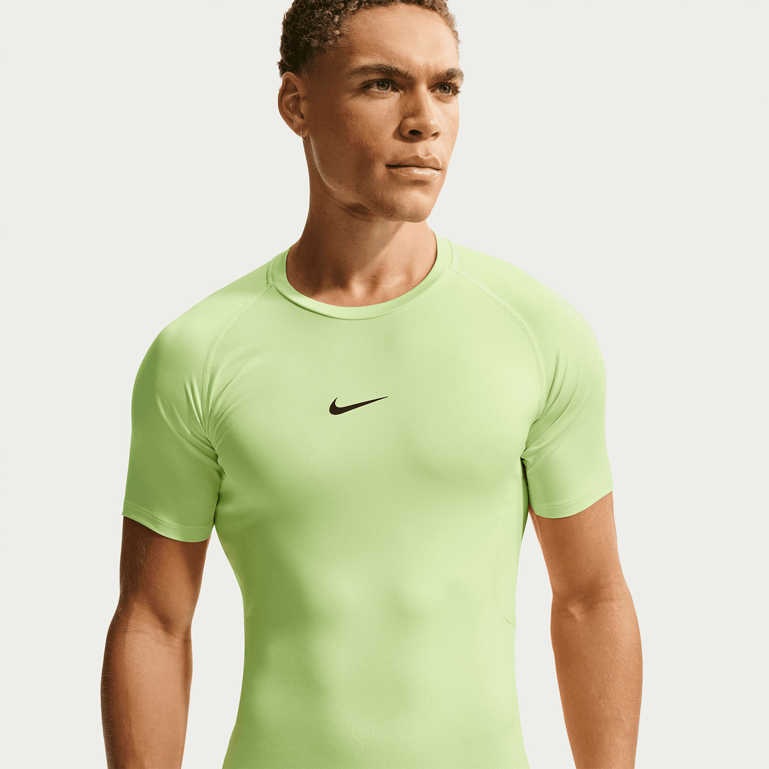 Nike Pro Camiseta - Light Liquid Lime/Black