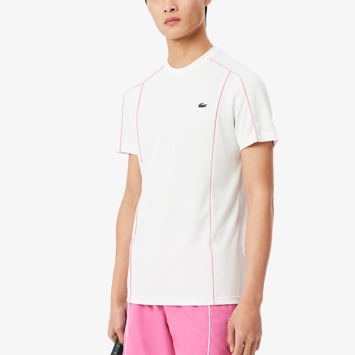 Lacoste Ultra Dry Pique Maglietta - Blanc