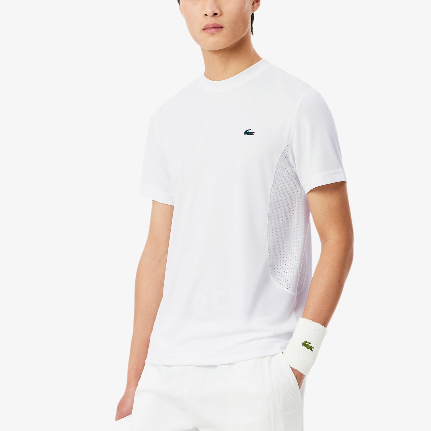 Lacoste X Novak Djokovic Camiseta - Blanc