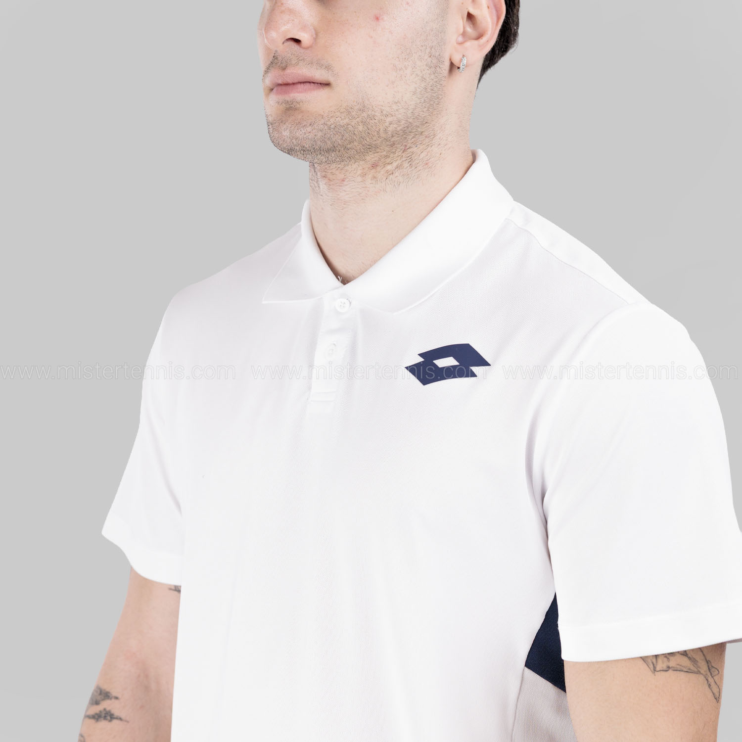 Lotto Squadra IV Polo - Bright White