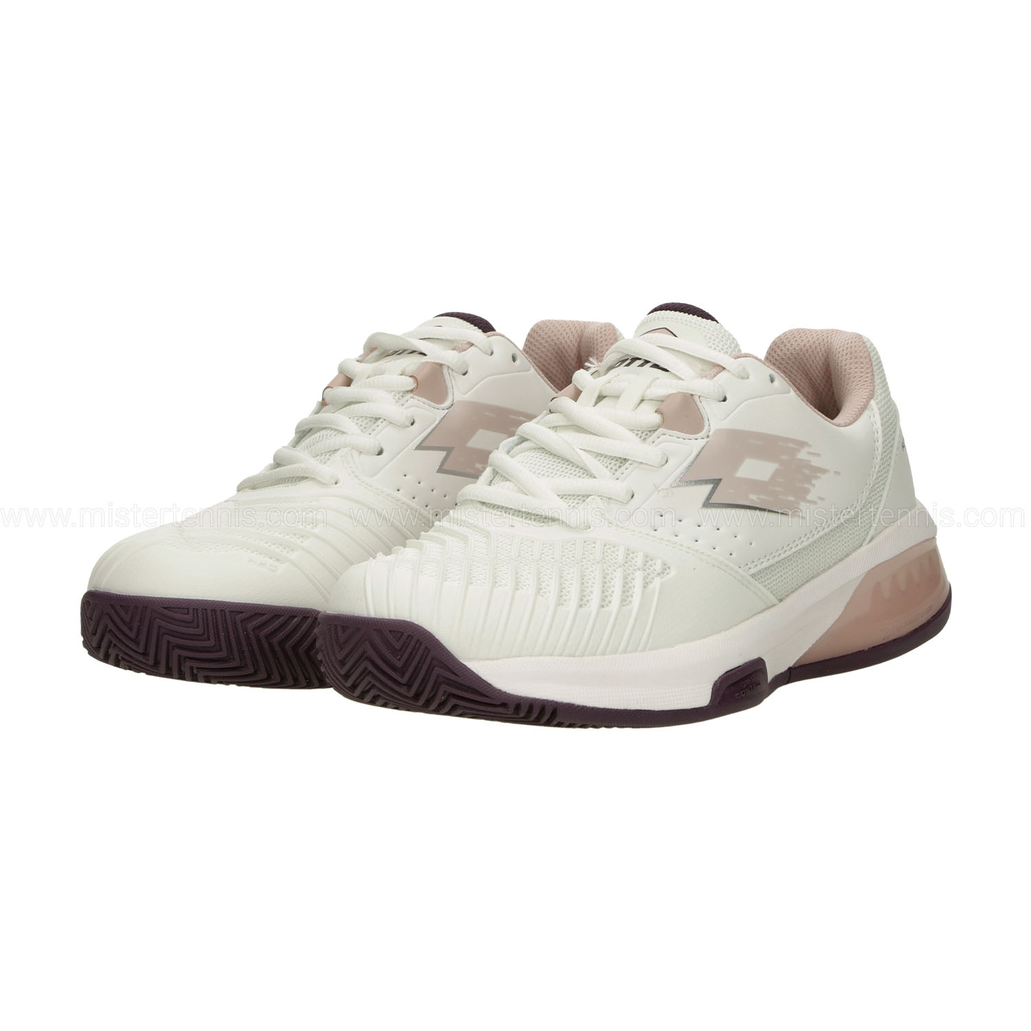 Lotto Raptor Hyperpulse 300 Clay - All White/Hushed Violet