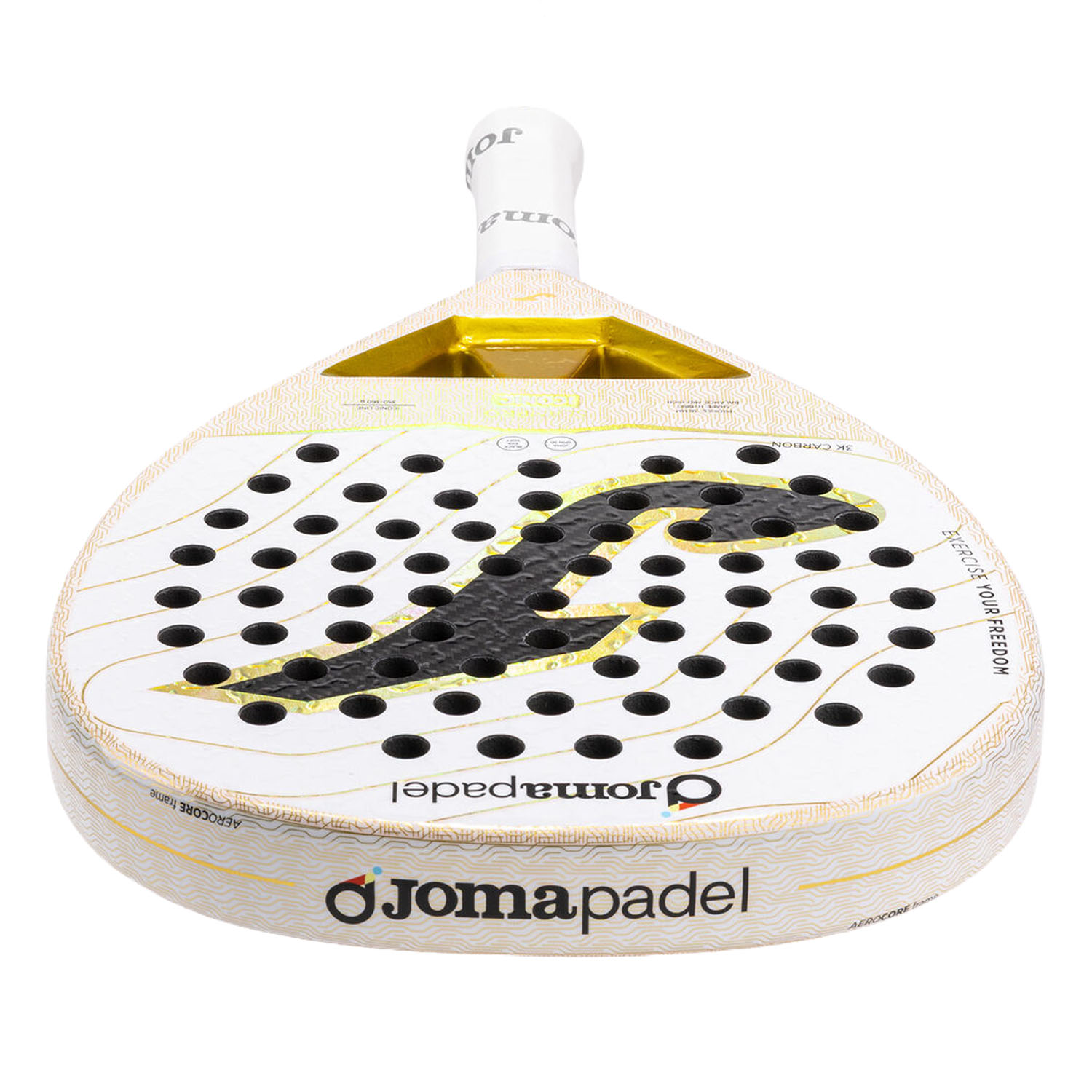 Joma Slam Pro Iconic Padel - White/Gold