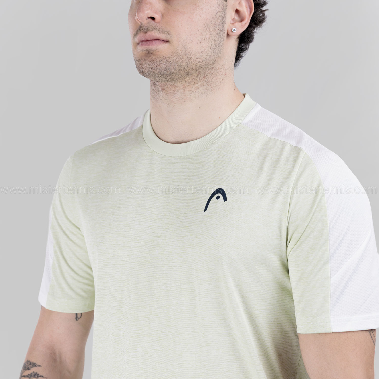 HEAD Play Tech Maglietta - Cantoloupe Green