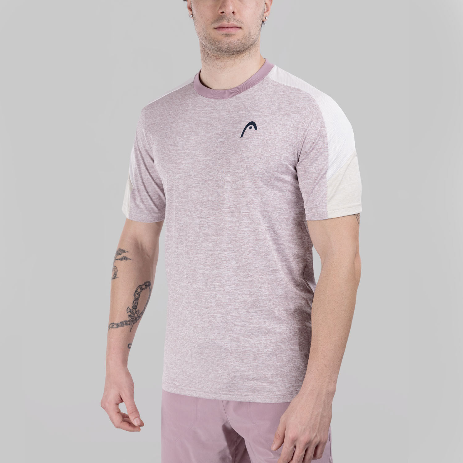 HEAD Play Tech Maglietta - Dirty Lilac