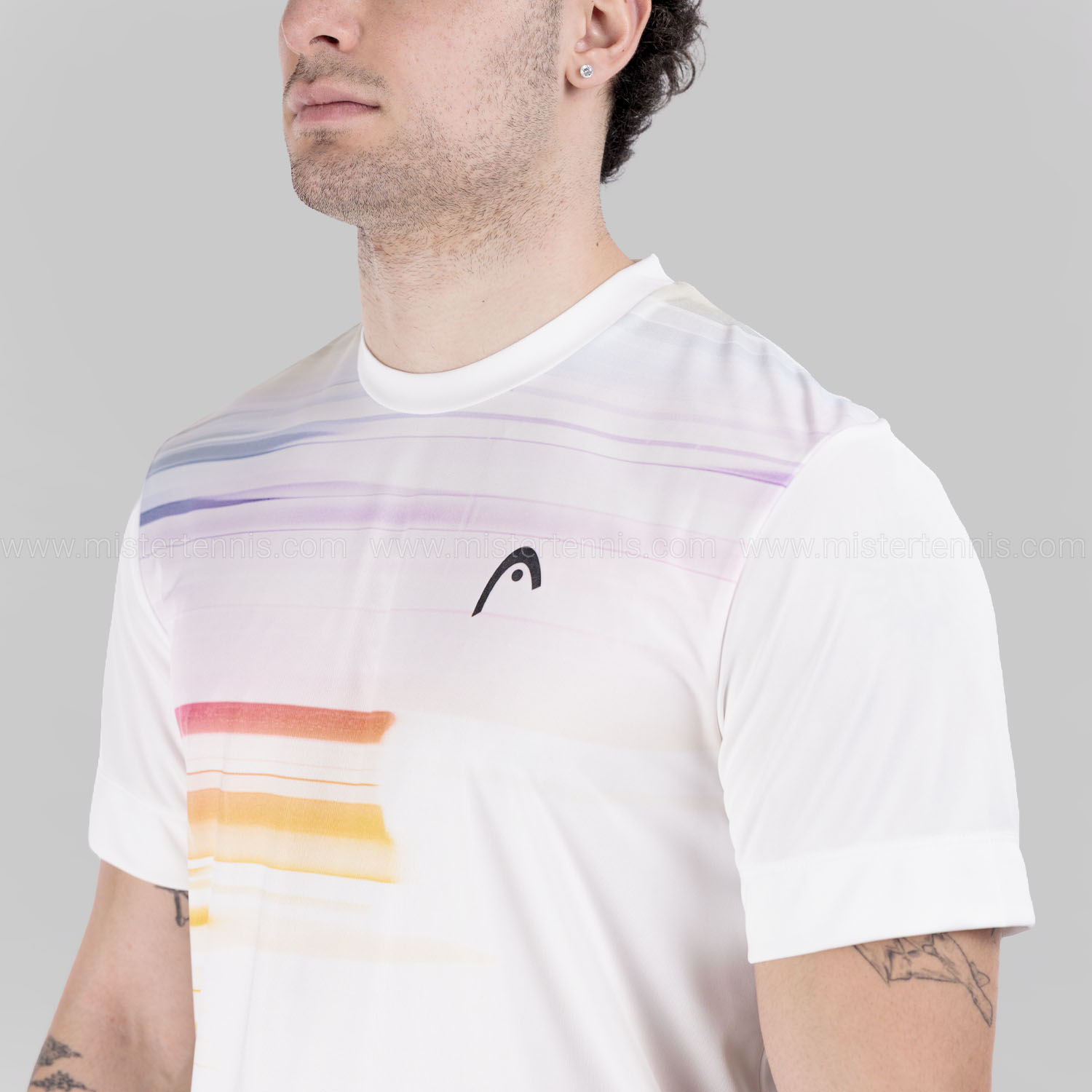 HEAD Topspin Maglietta - Purple/Print Vision