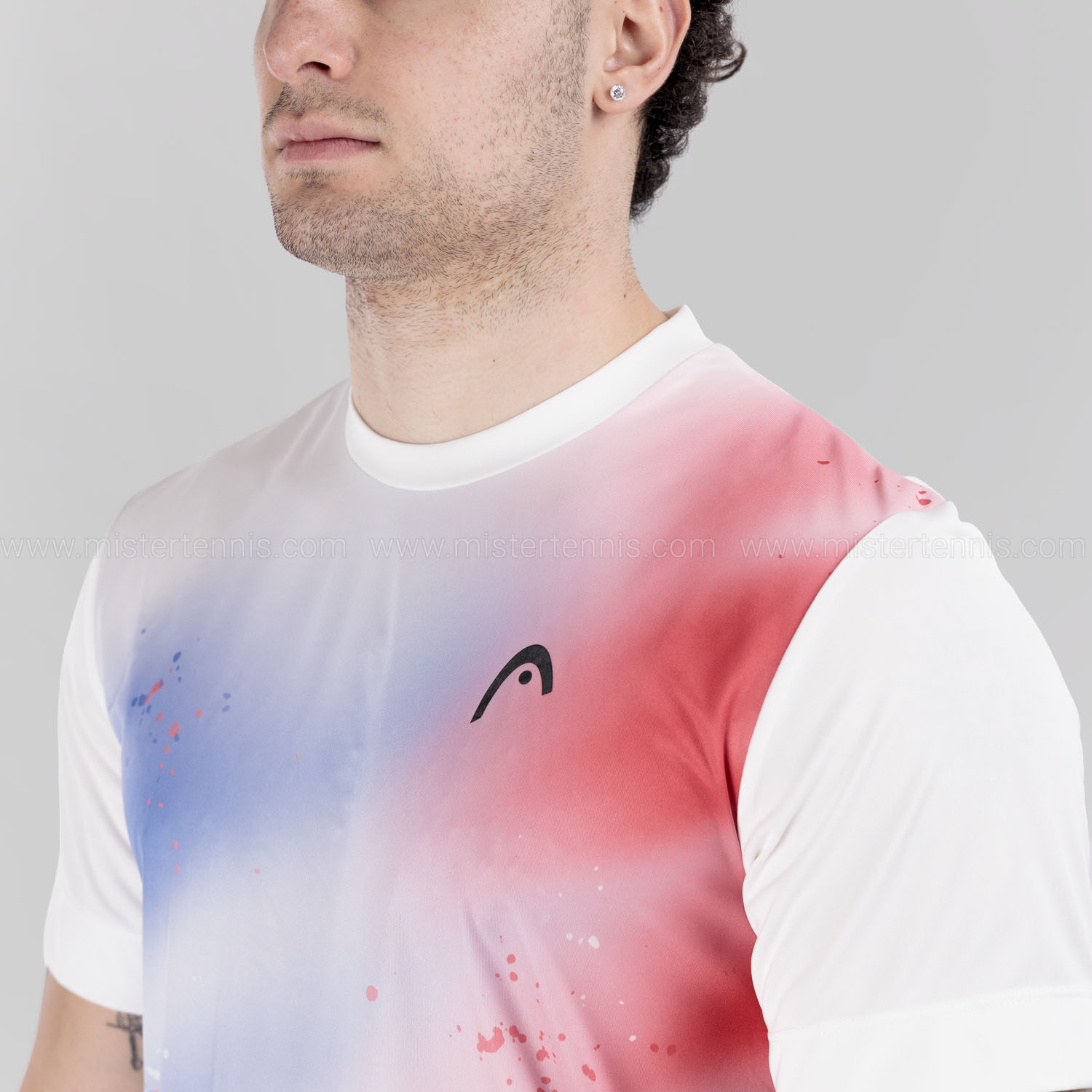 HEAD Topspin Maglietta - Royal/Print Vision