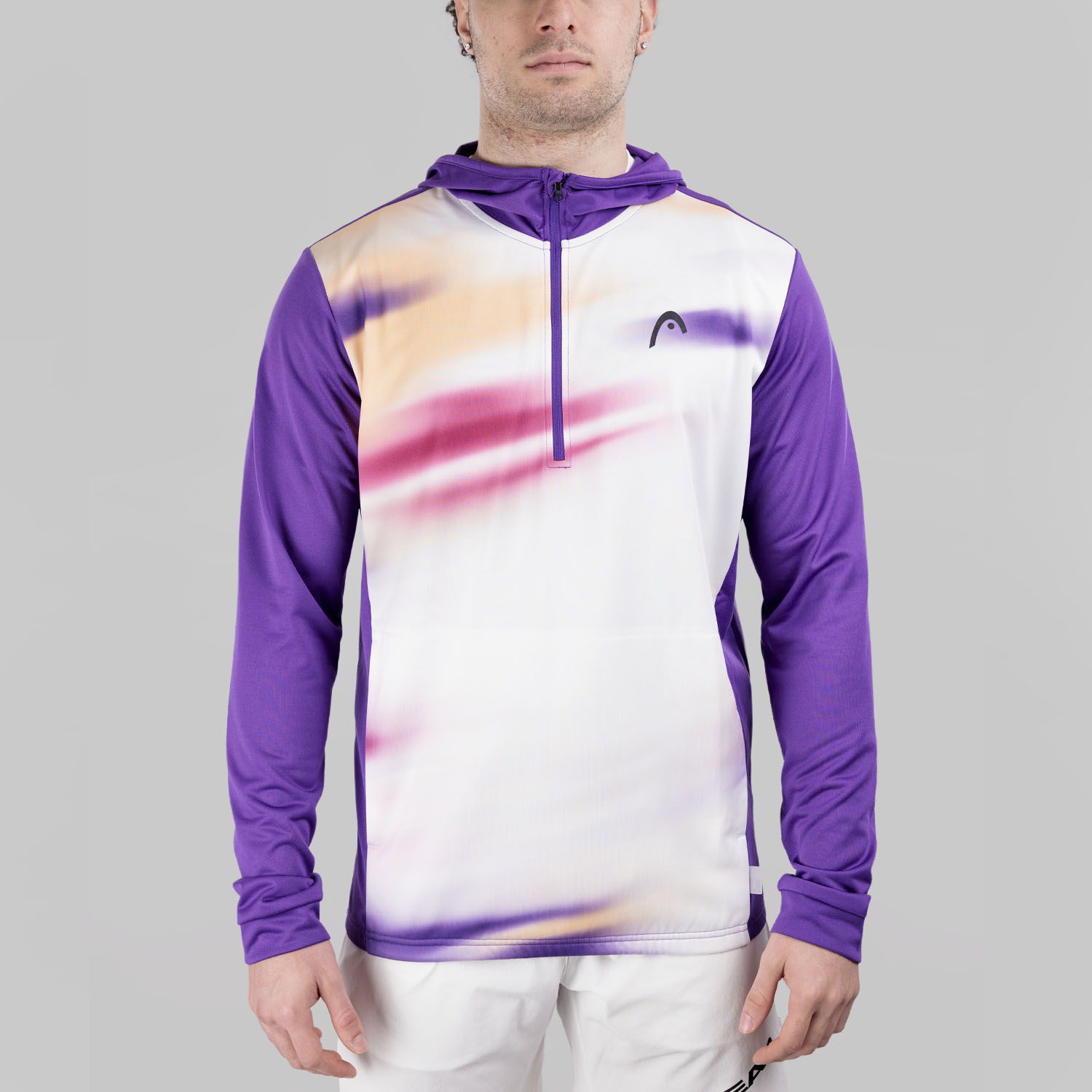 HEAD Topspin Graphic Sudadera - Purple/Print Vision