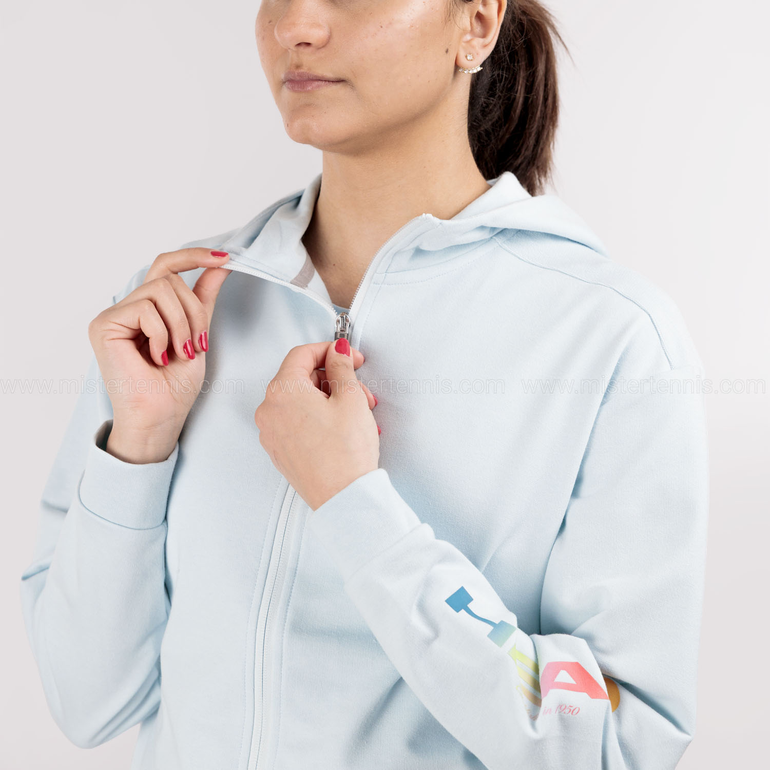 HEAD Rally Graphic Hoodie - Light Blue