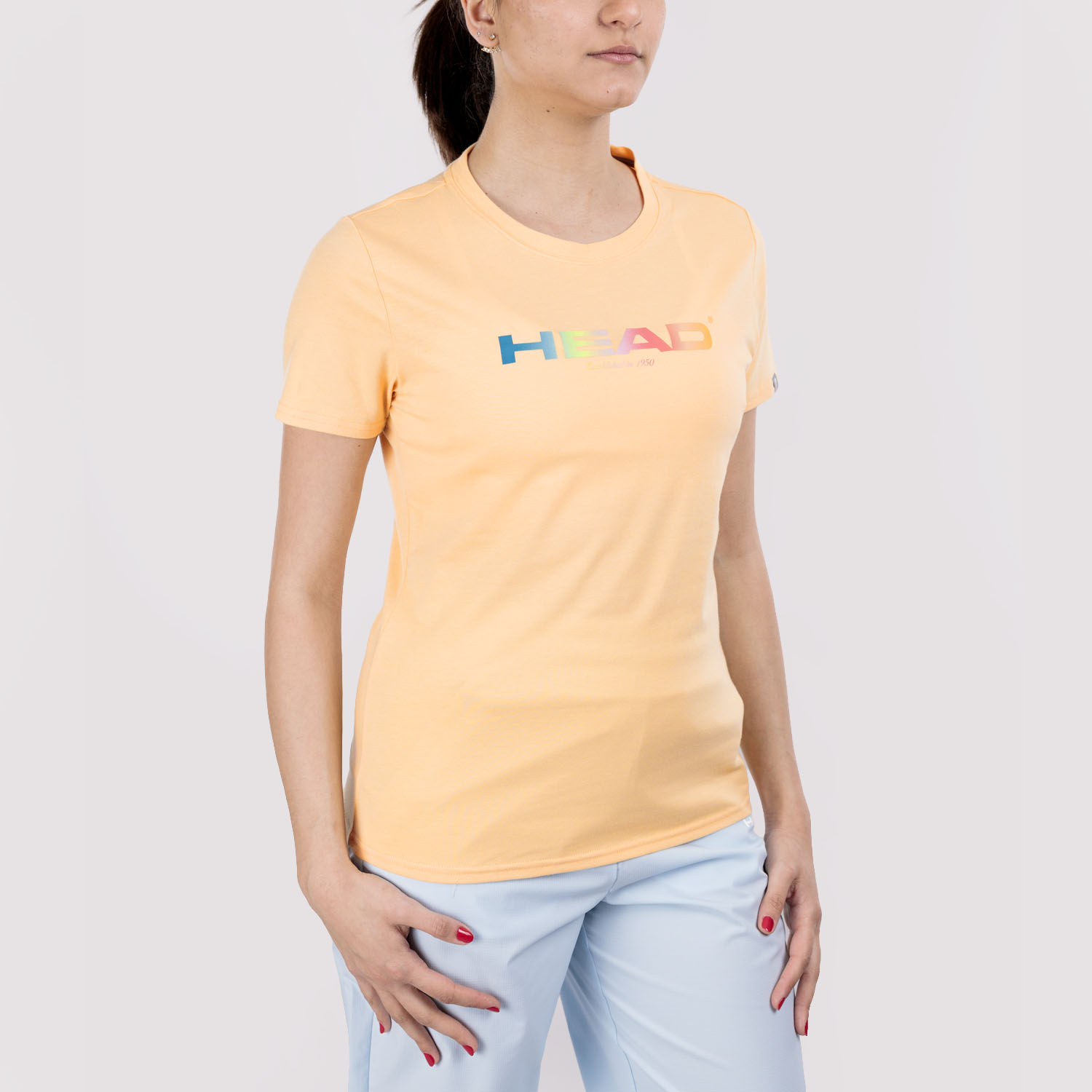 HEAD Rainbow Logo Maglietta - Apricot
