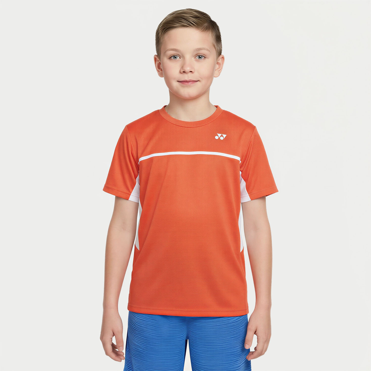 Yonex Crew Practice Camiseta Niños - Cyber Orange