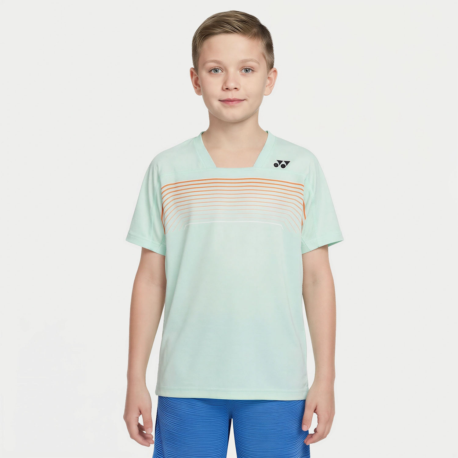 Yonex Crew Practice Pro Maglietta Bambini - Ice Blue