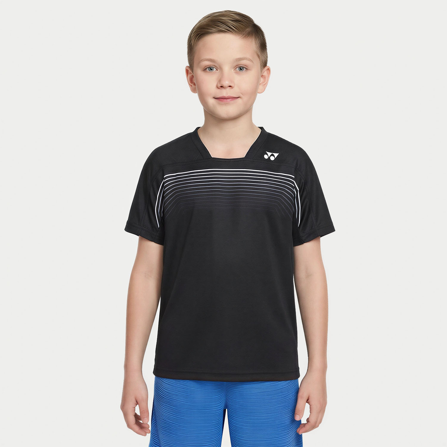 Yonex Crew Practice Pro Maglietta Bambini - Black