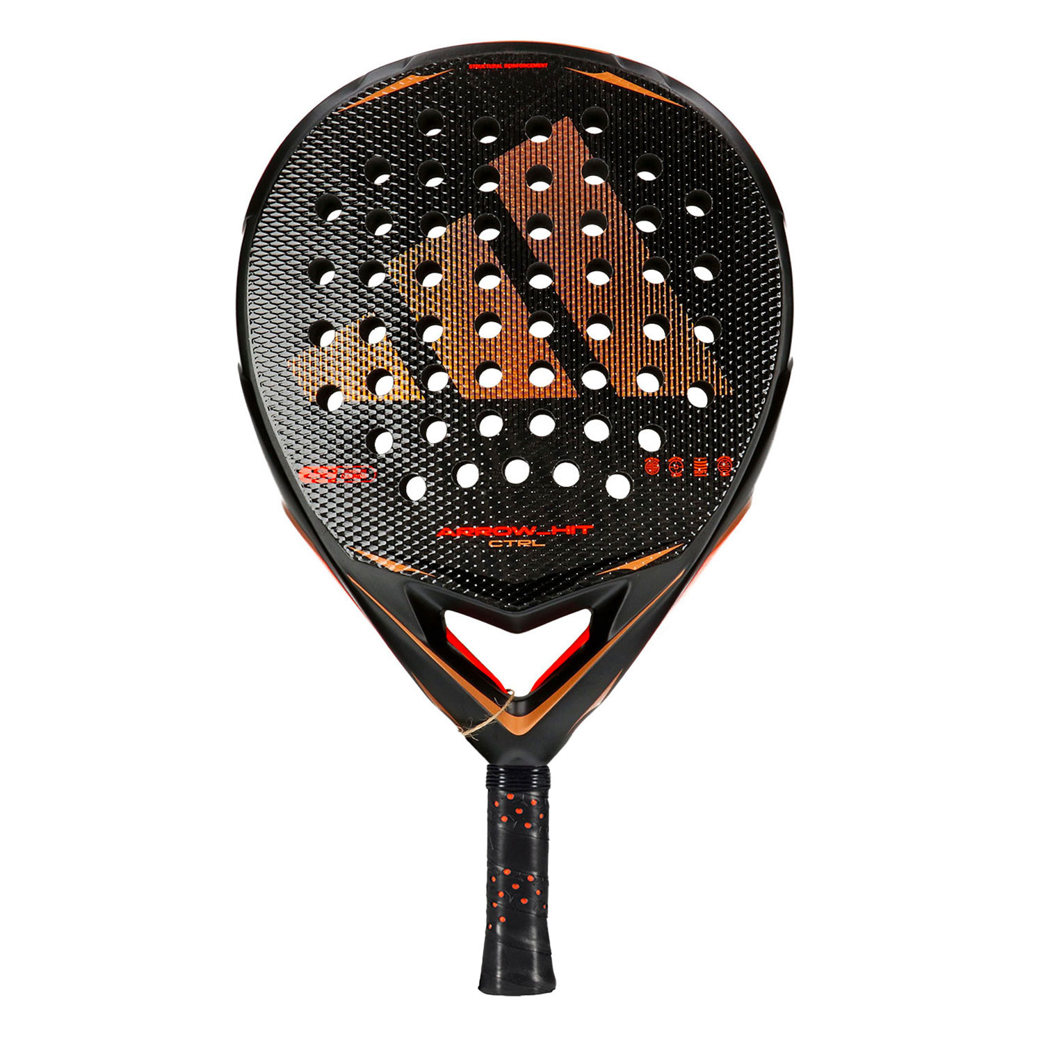 adidas Arrow Hit CTRL Padel - Black/Orange