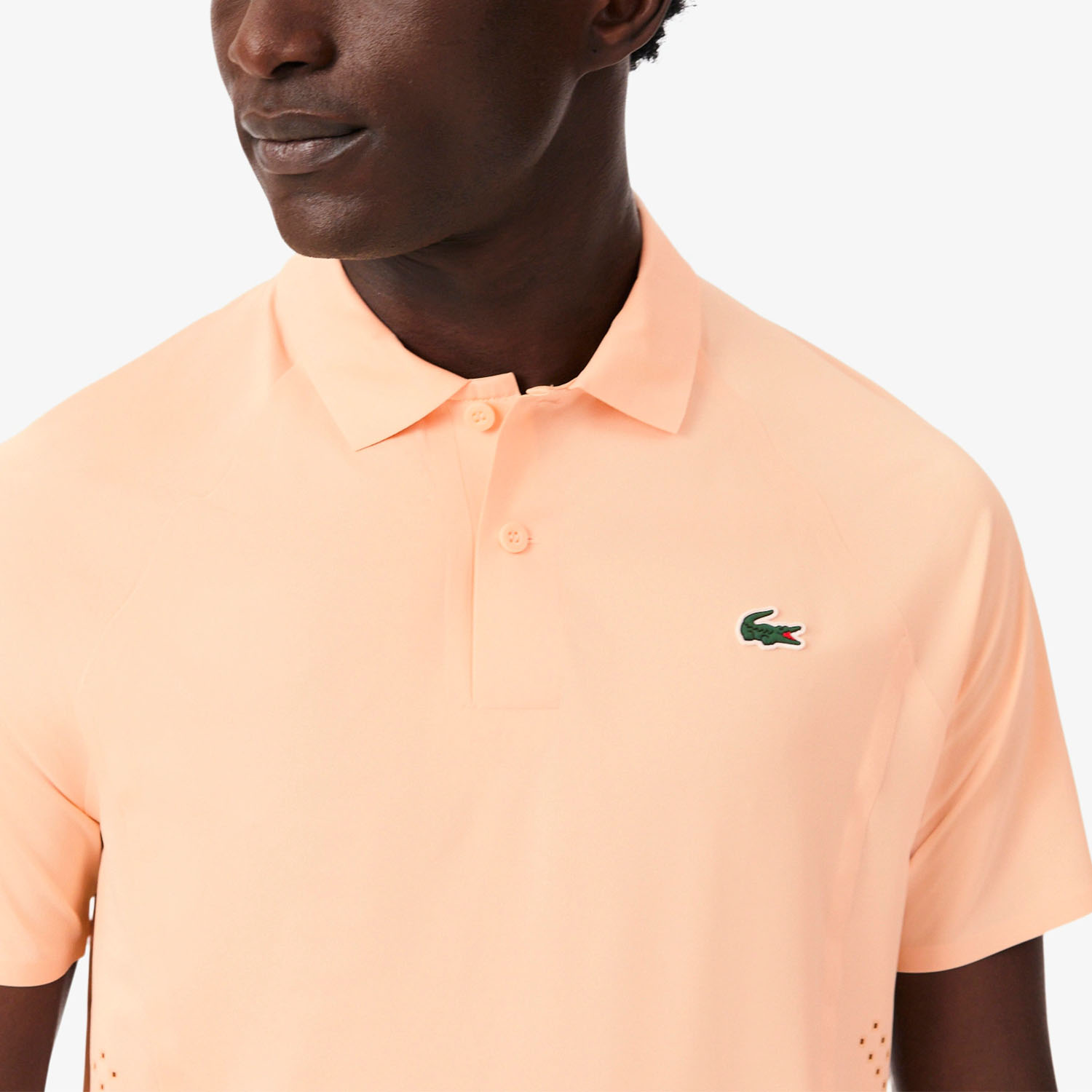 Lacoste X Novak Djokovic Tech Polo - Rose Pêche