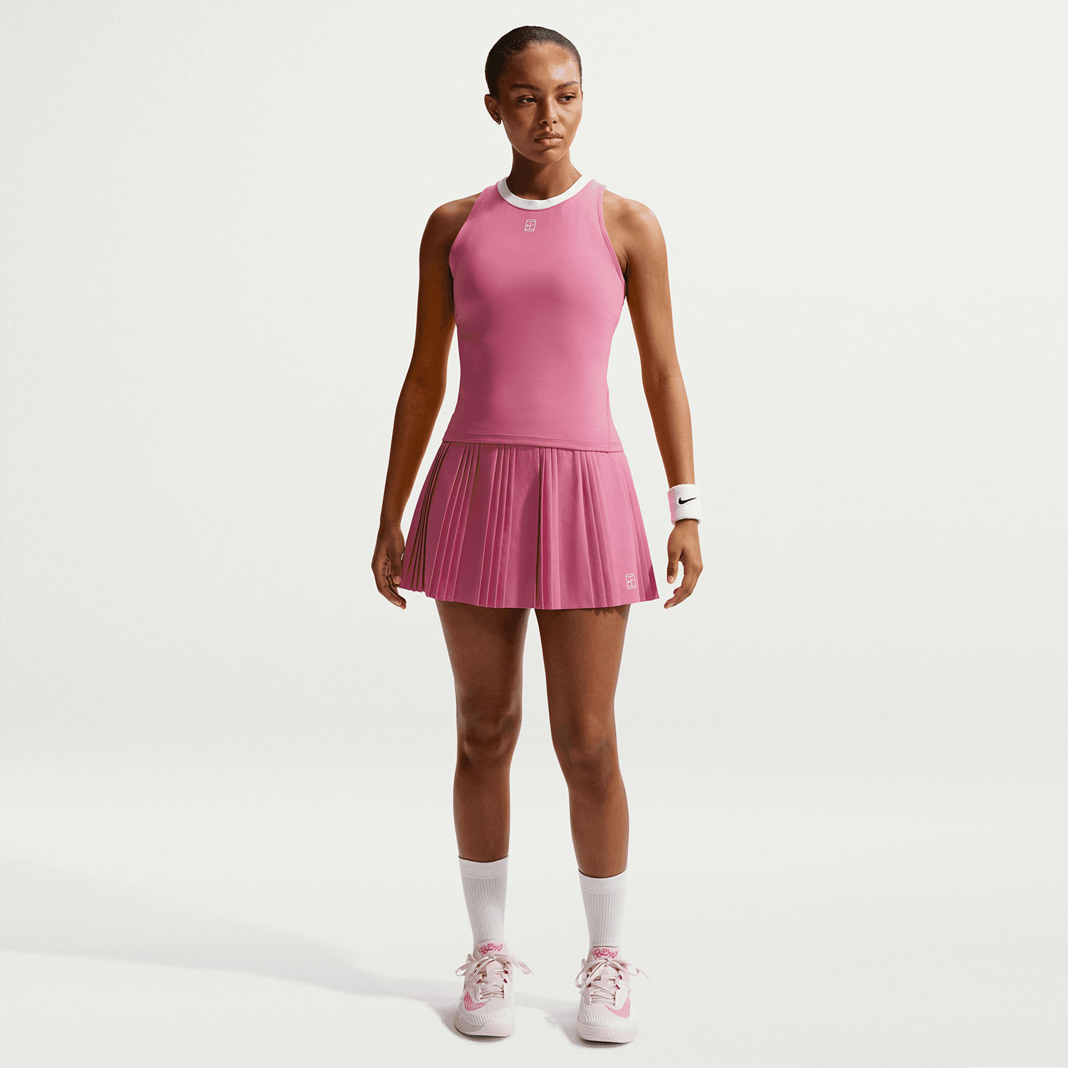 Nike Court Advantage Dri-FIT Canotta - Peony/White