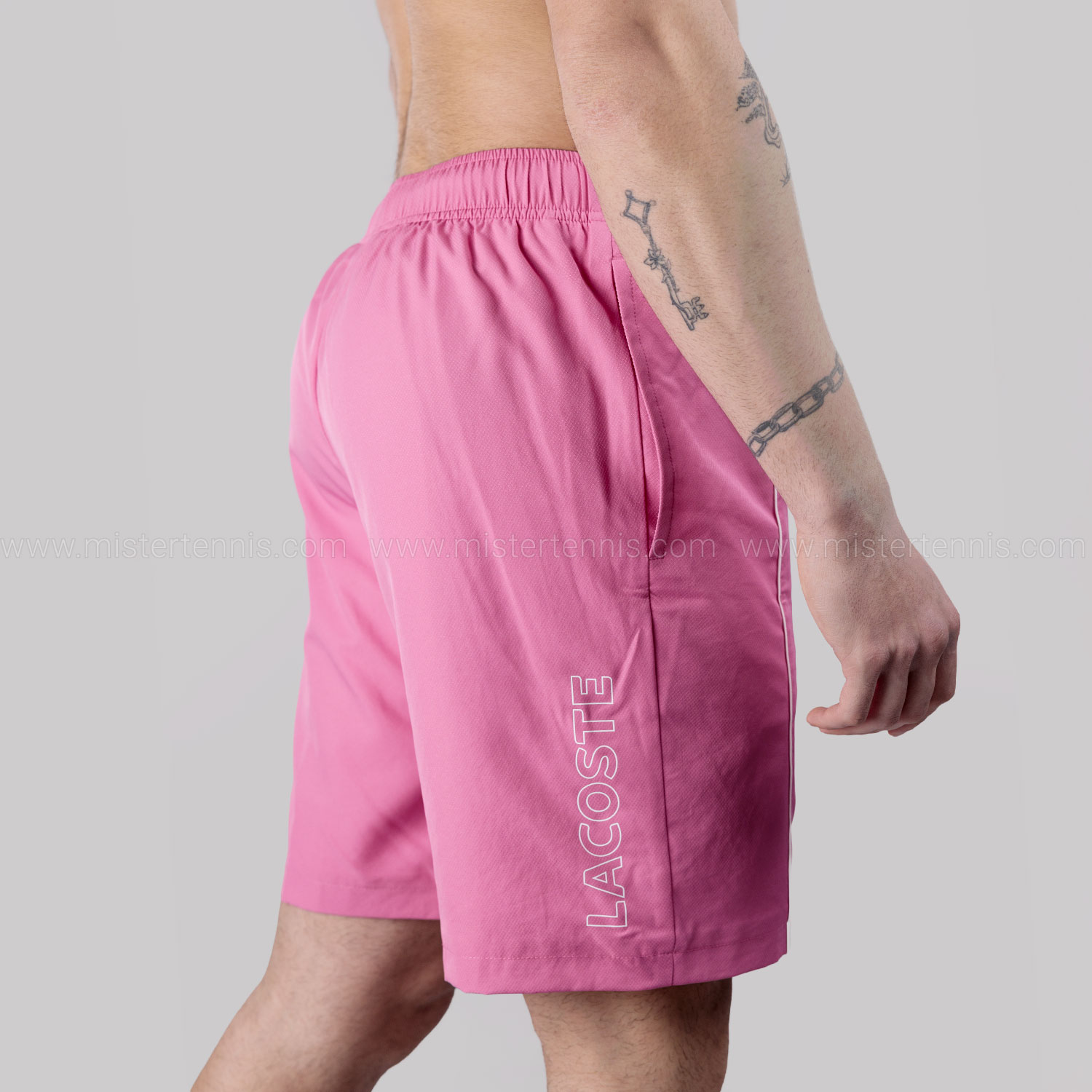 Lacoste Pro 9in Shorts - Rose