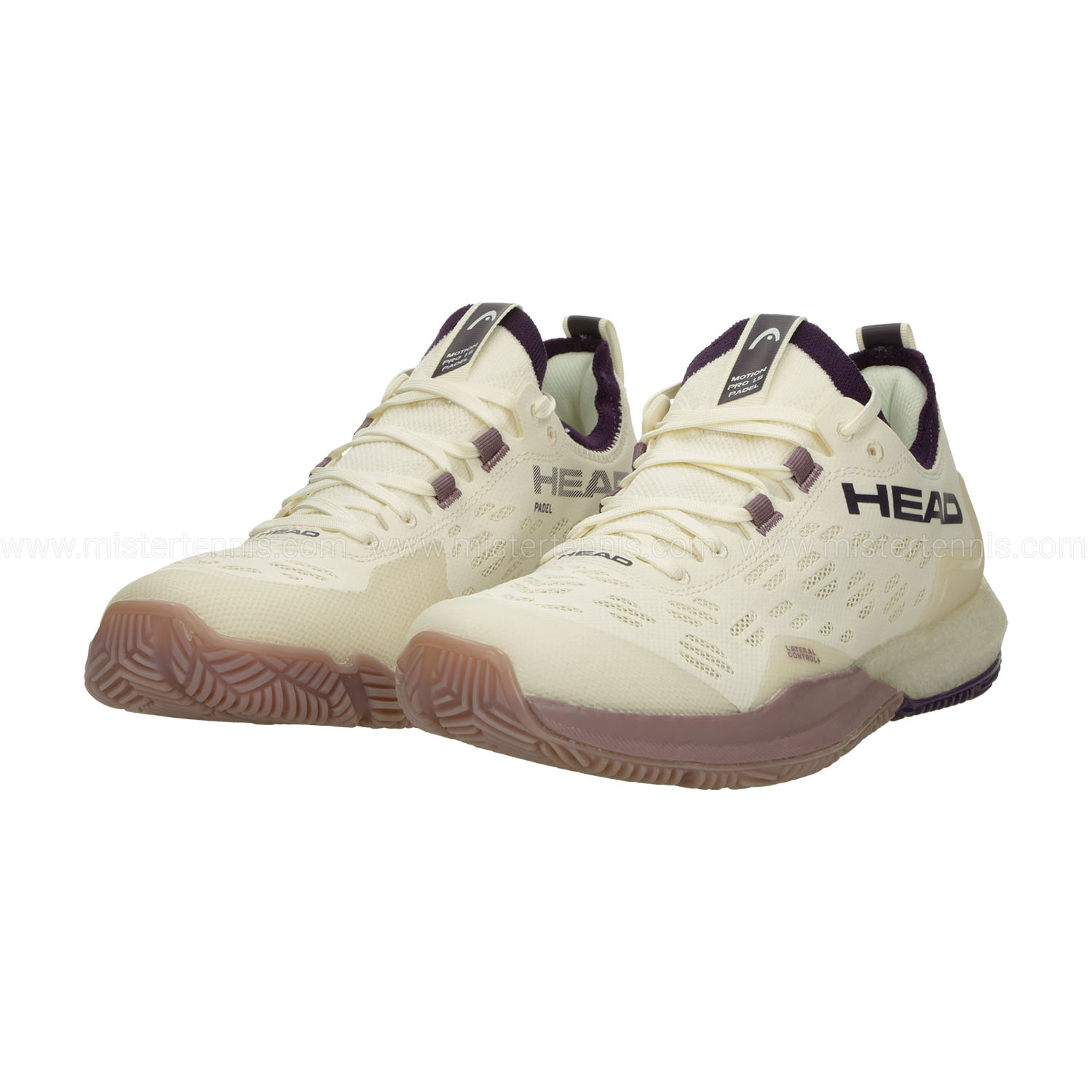 HEAD Motion Pro 1.5 Padel - Chalk White/Purple Night