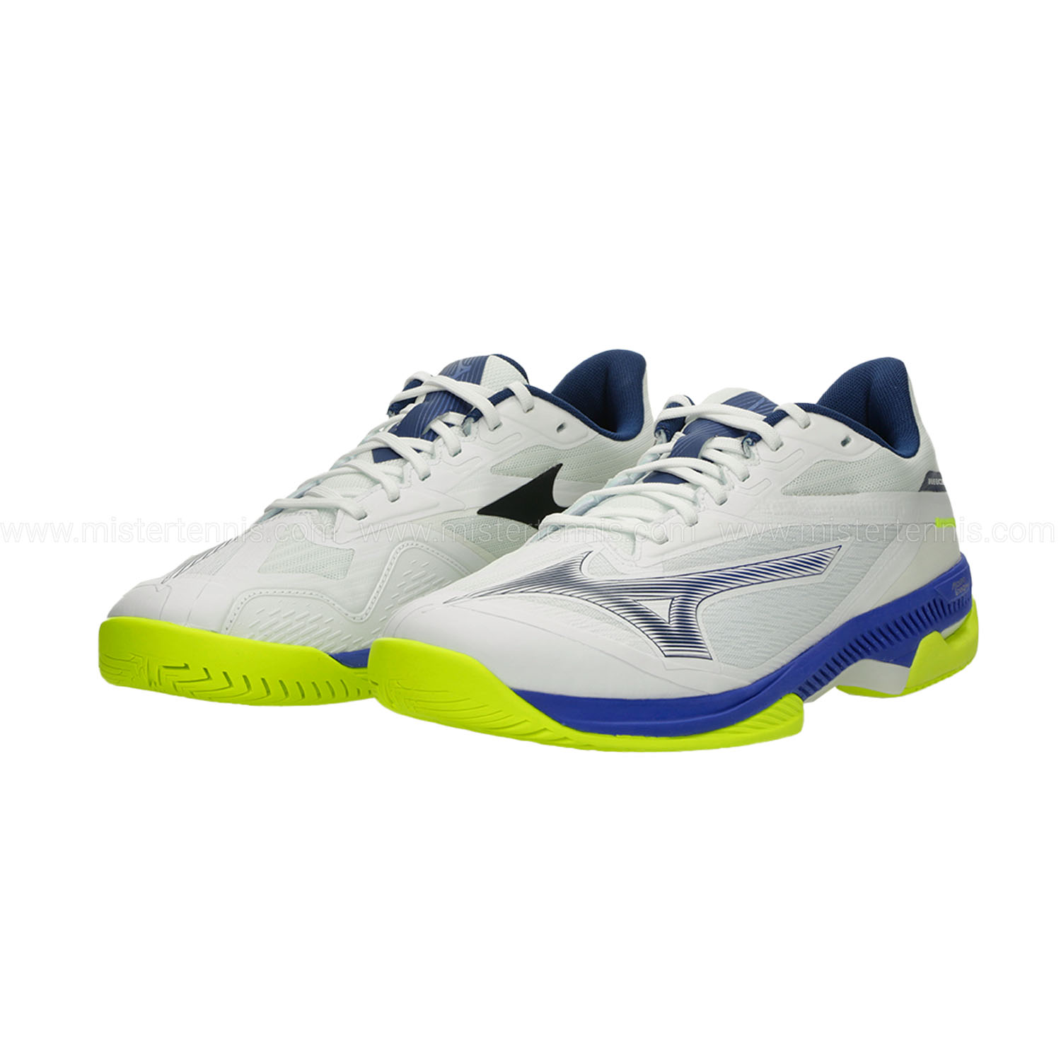 Mizuno Wave Exceed Court AC - White/Dazzling Blue/Lightning Yellow