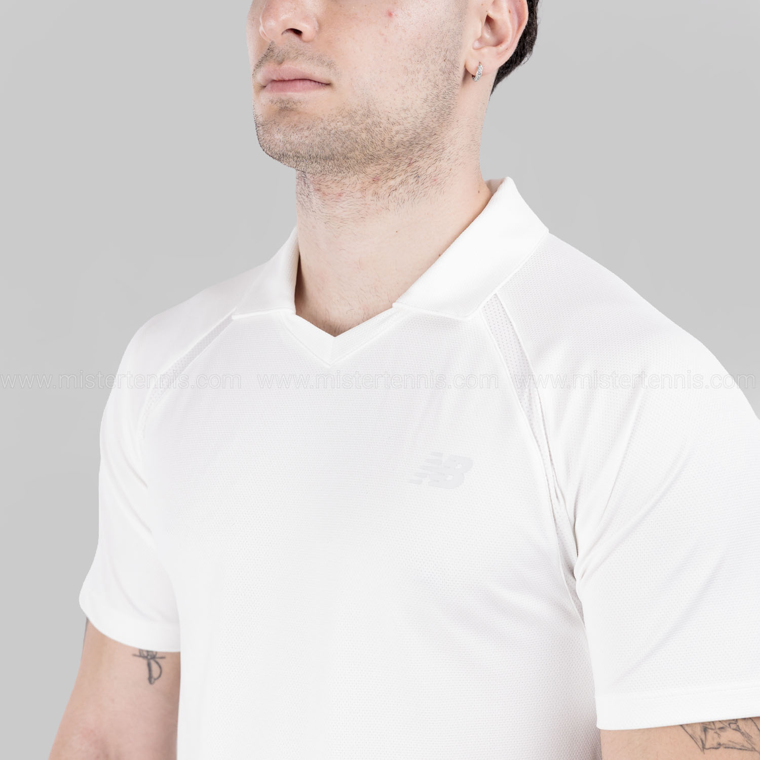 New Balance Tournament Dry Polo - White
