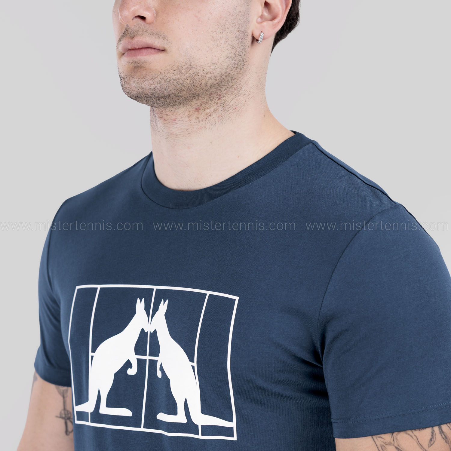 Australian Gemini Camiseta - Eclipse Blue/Bianco