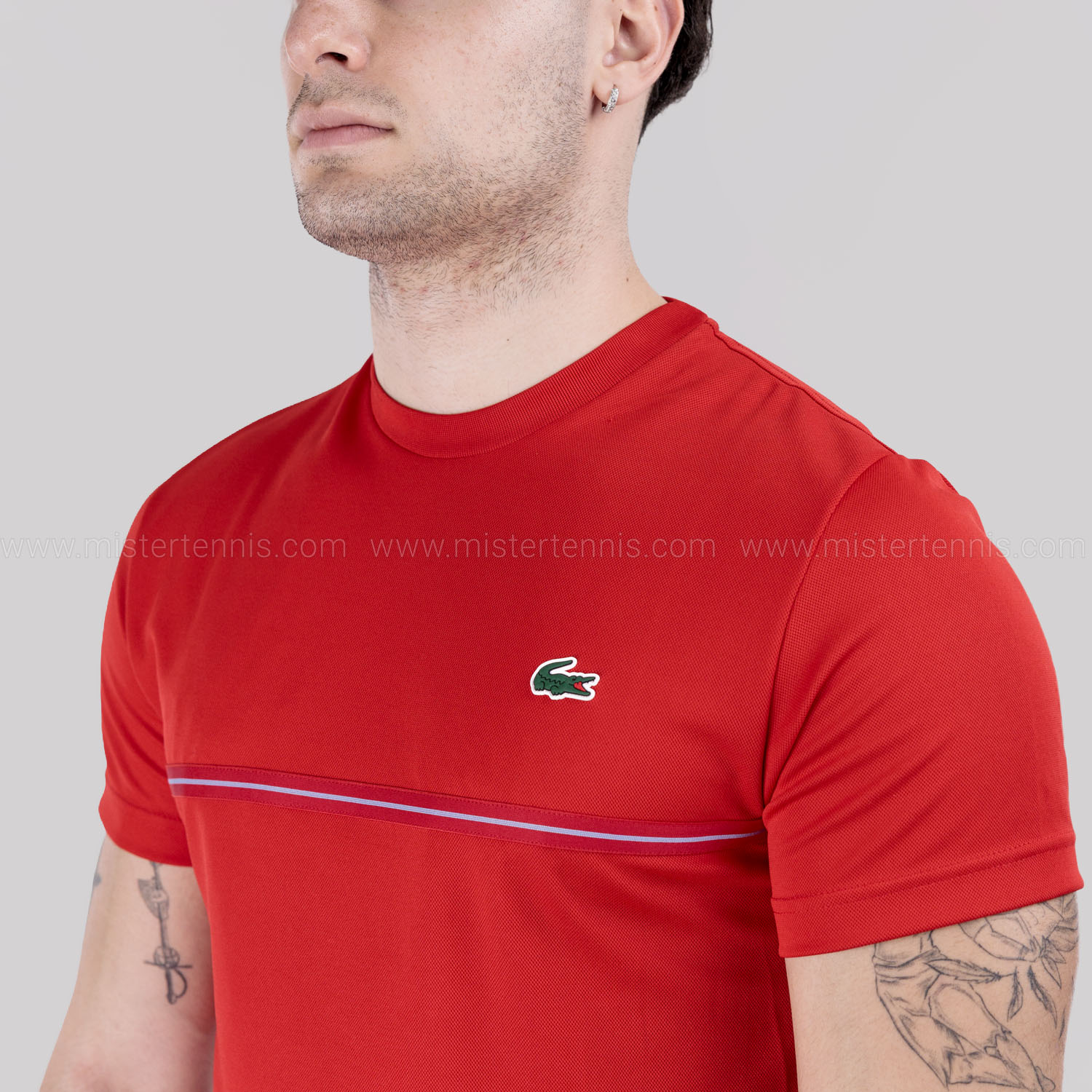 Lacoste Graphic T-Shirt - Rouge