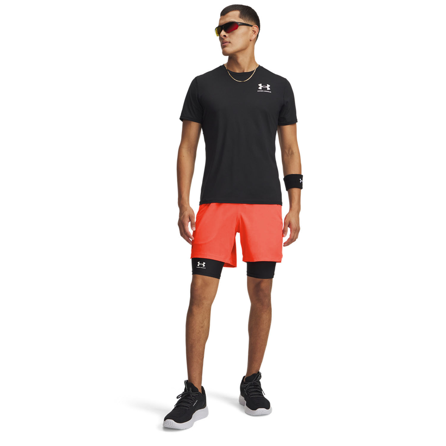 Under Armour Vanish Woven 6in Shorts - Venom Red/Ultimate Black