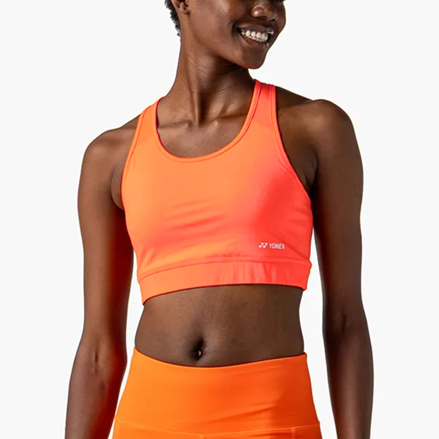 Yonex Practice Sujetador Deportivo - Cyber Orange