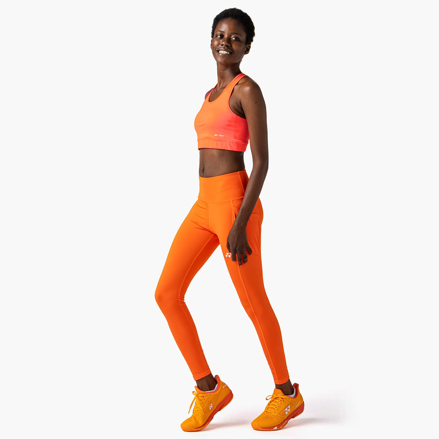 Yonex Practice Sujetador Deportivo - Cyber Orange