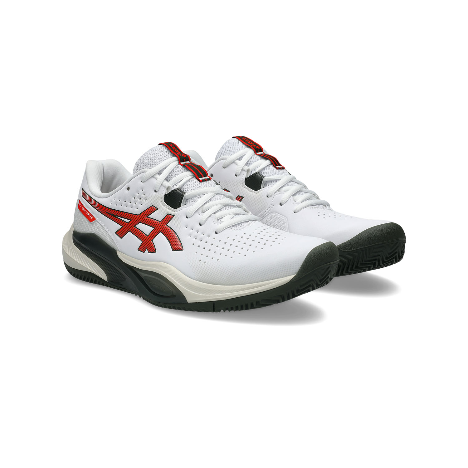ASICS Gel Challenger 15 Clay - White/Cherry Tomato