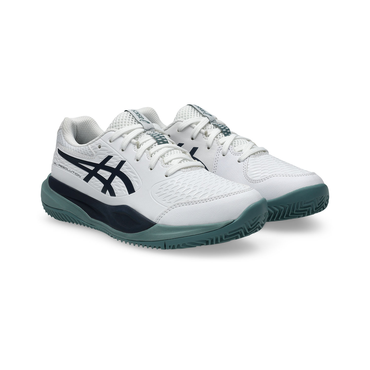 ASICS Gel Resolution X GS Clay Niños - White/Midnight