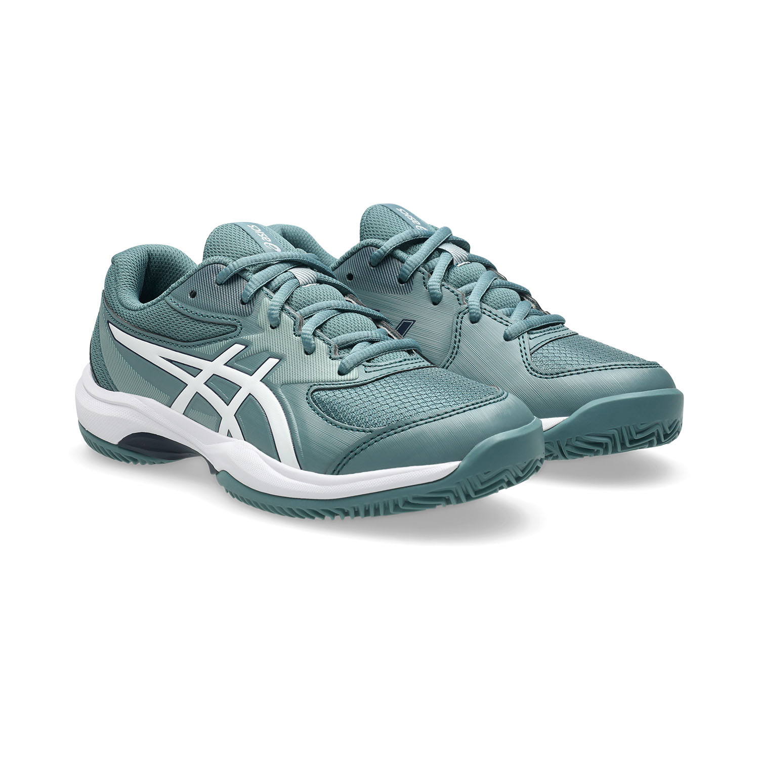 ASICS Gel Game GS Clay/OC Bambini - Foggy Teal/White