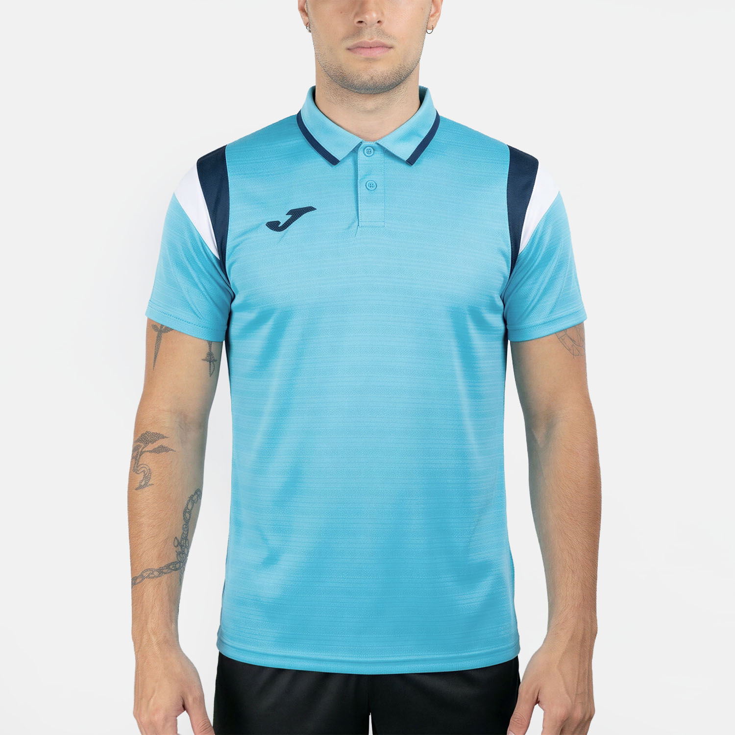 Joma Terra Polo - Fluor Turquoise/Dark Navy