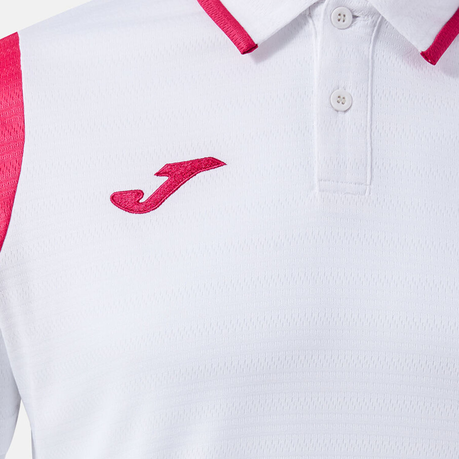 Joma Terra Polo - White/Fuchsia