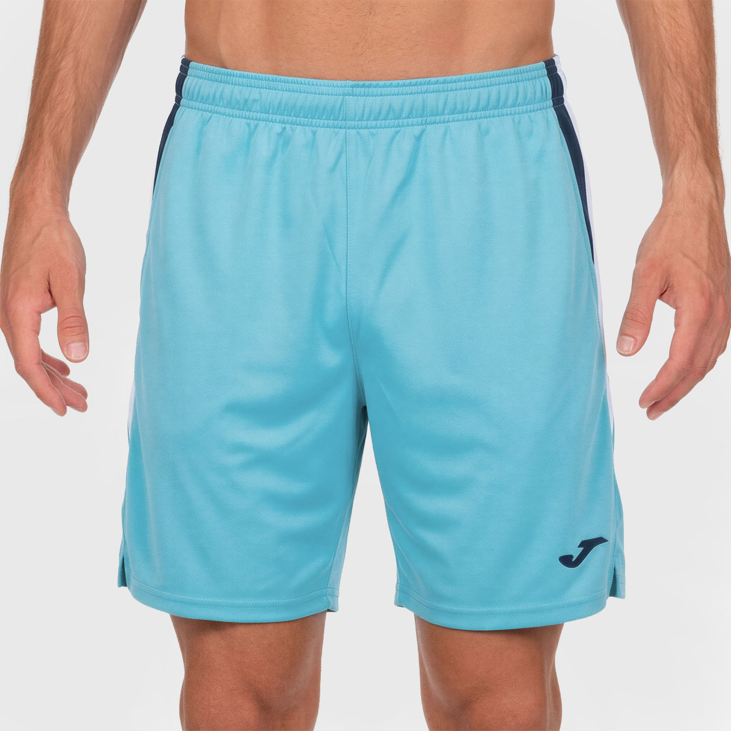 Joma Terra 7in Shorts - Fluor Turquoise/Dark Navy