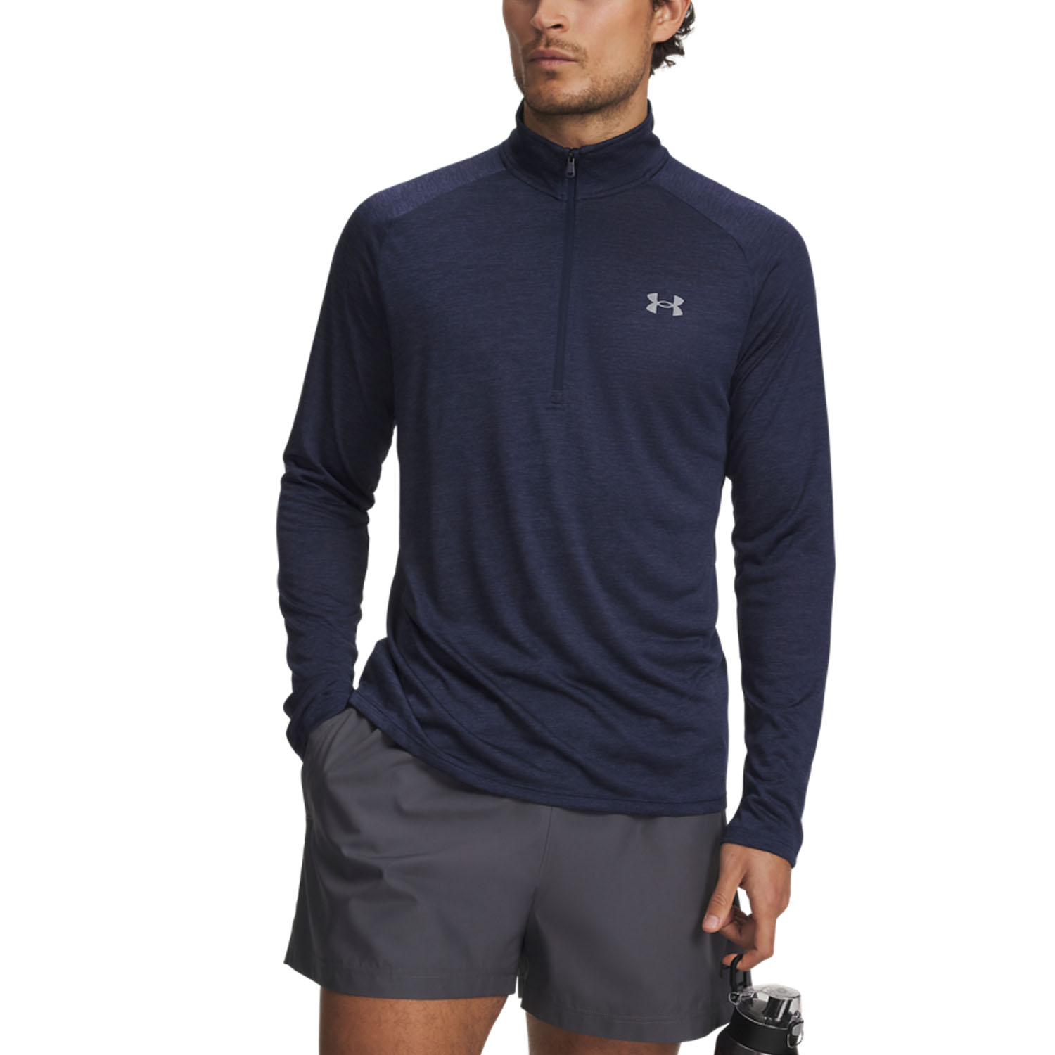 Under Armour Tech 2.0 1/2 Zip Shirt - Academy/Steel