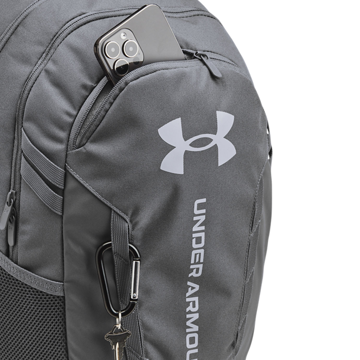 Under Armour Hustle 6.0 Backpack - Castlerock/Steel
