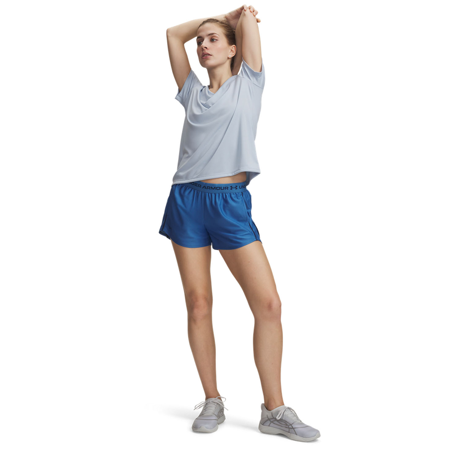 Under Armour Tech Play Up 3in Shorts - Aegean Blue/Blackout Navy