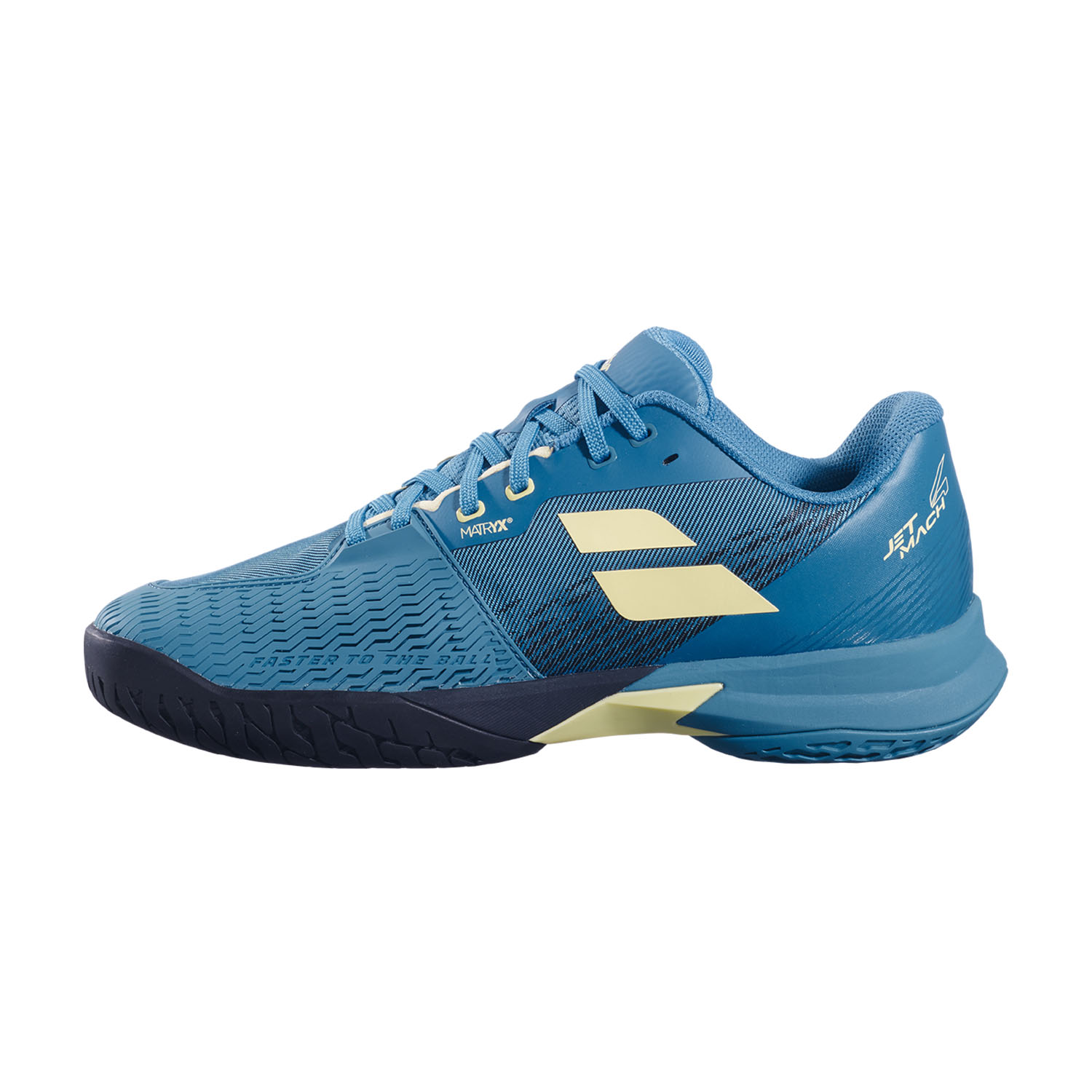 Babolat Jet Mach 4 All Court - Blue/Lime Yellow