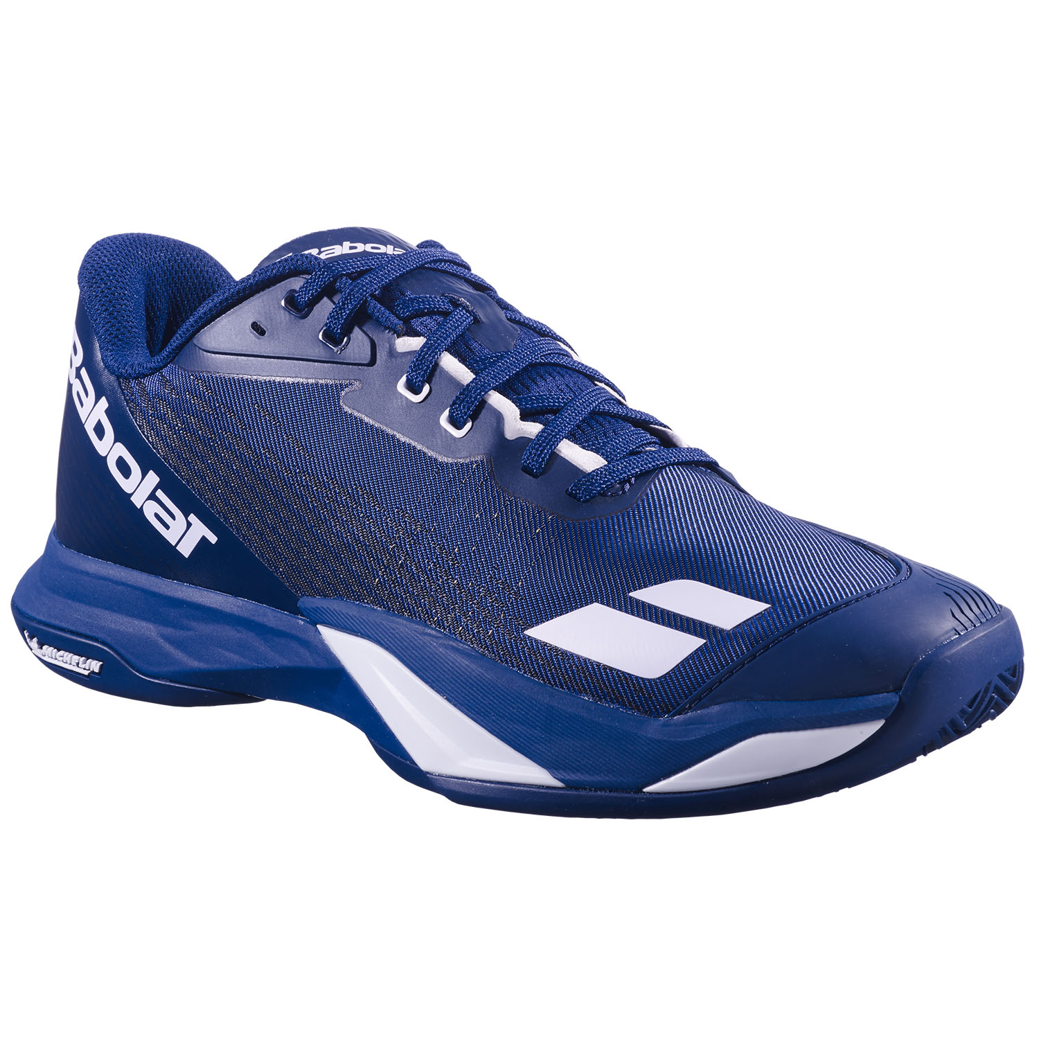 Babolat Jet Mach 4 Clay - Dark Blue/White